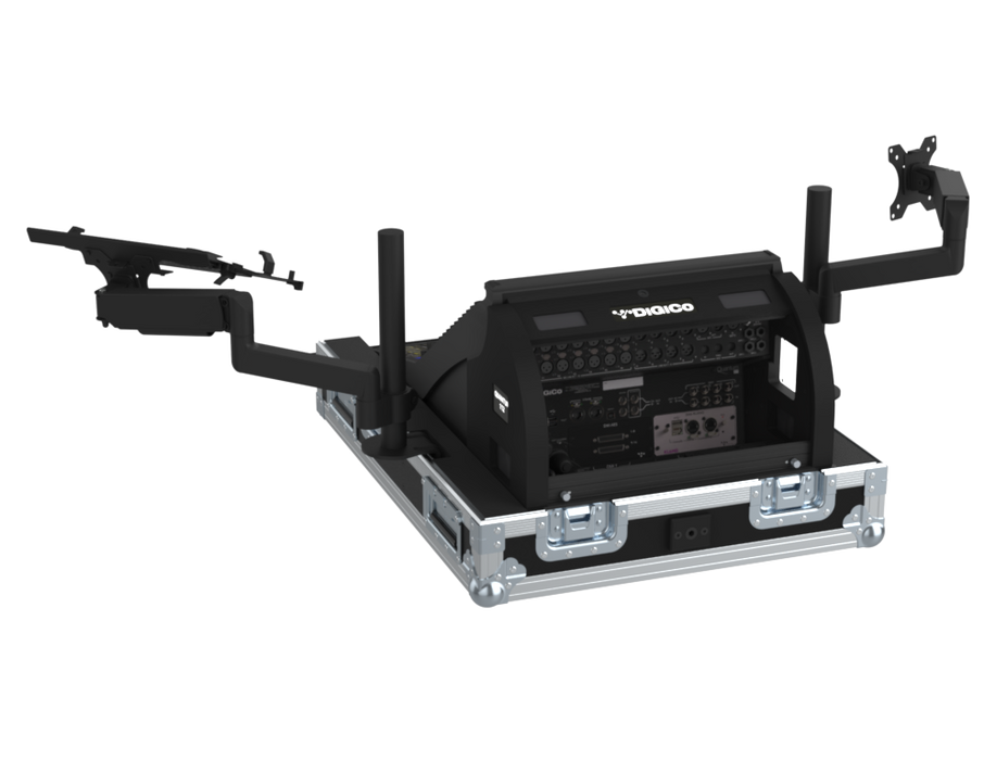 SANTOSOM MIXER Flight case PRO-3, DiGiCo Quantum 112