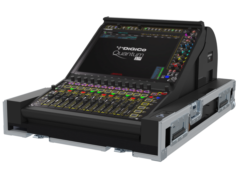 SANTOSOM MIXER Flight case PRO-3, DiGiCo Quantum 112