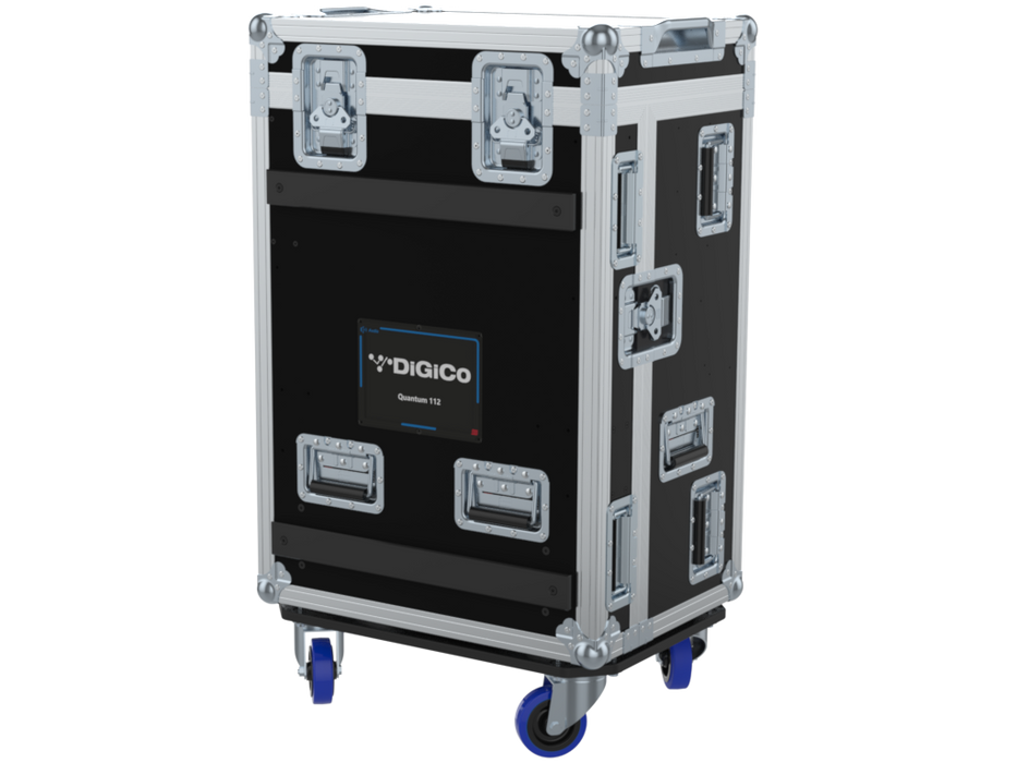 SANTOSOM MIXER Flight case PRO-3, DiGiCo Quantum 112
