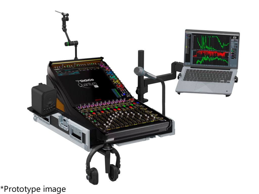 SANTOSOM MIXER Flight case PRO-3, DiGiCo Quantum 112