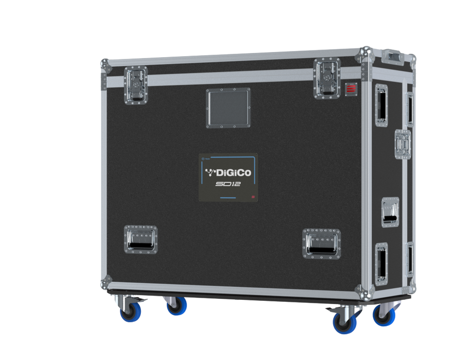 SANTOSOM MIXER Flight case PRO-32, DiGiCo SD12