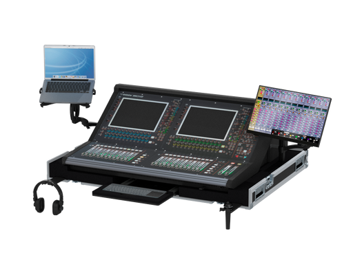 SANTOSOM MIXER Flight case PRO-32, DiGiCo SD12