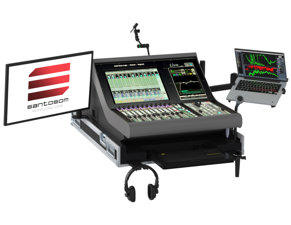 Santosom MIXER Flight case PRO-32, Solid State Logic L100 Plus ...