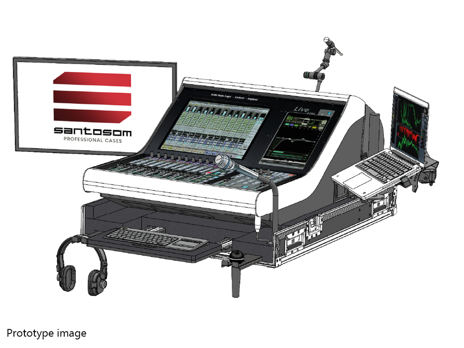 Santosom MIXER Flight case PRO-32, Solid State Logic L100 Plus