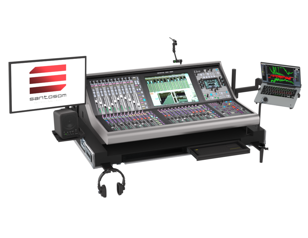 Santosom MIXER Flight case PRO-32, Solid State Logic L500 Plus