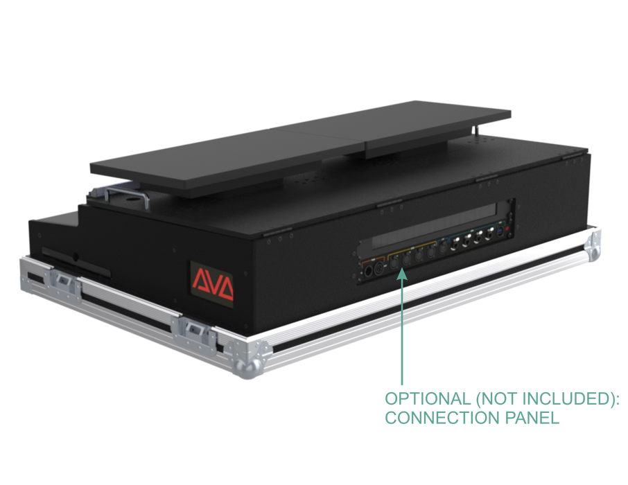 Santosom Lighting controller Flight case PRO-5, AVOLITES T3 & T3 Wing