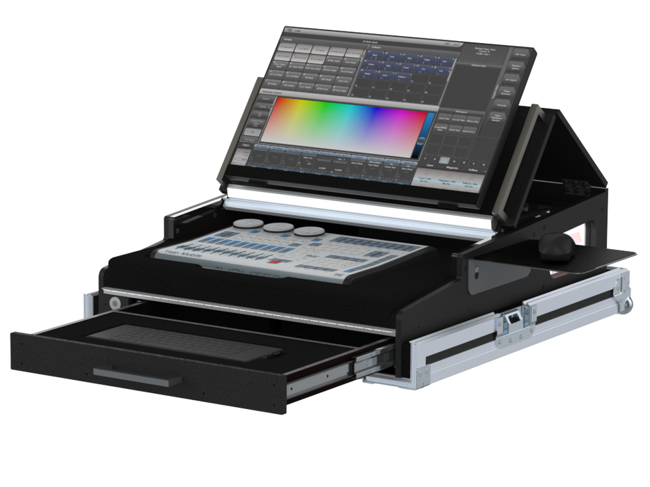 SANTOSOM Lighting controller Flight case PRO-5, Avolites Titan Mobile