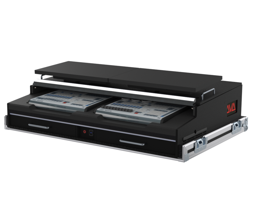 Santosom Lighting controller Flight case PRO-5, AVOLITES TITAN MOBILE & TITAN WING