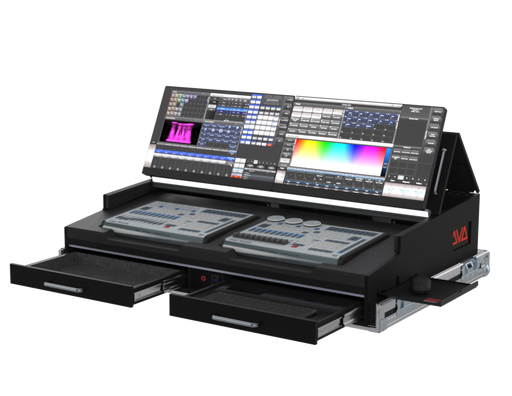 Santosom Lighting controller Flight case PRO-5, AVOLITES TITAN MOBILE & TITAN WING