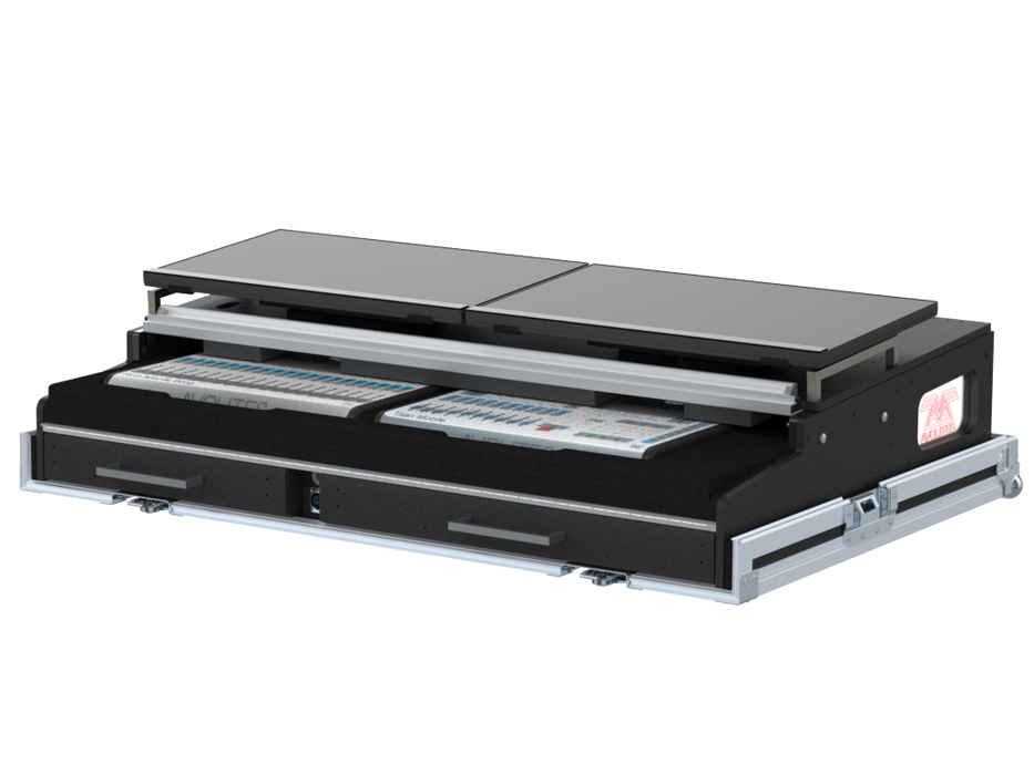 Santosom Lighting controller Flight case PRO-5, AVOLITES TITAN MOBILE & TITAN WING