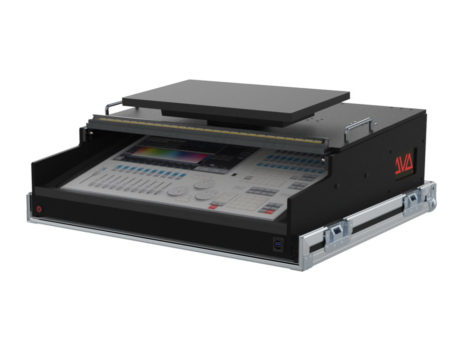 Santosom Lighting controller Flight case PRO-5, Avolites Tiger Touch II