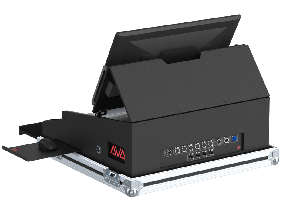 Santosom Lighting controller Flight case PRO-5, Avolites Tiger Touch II