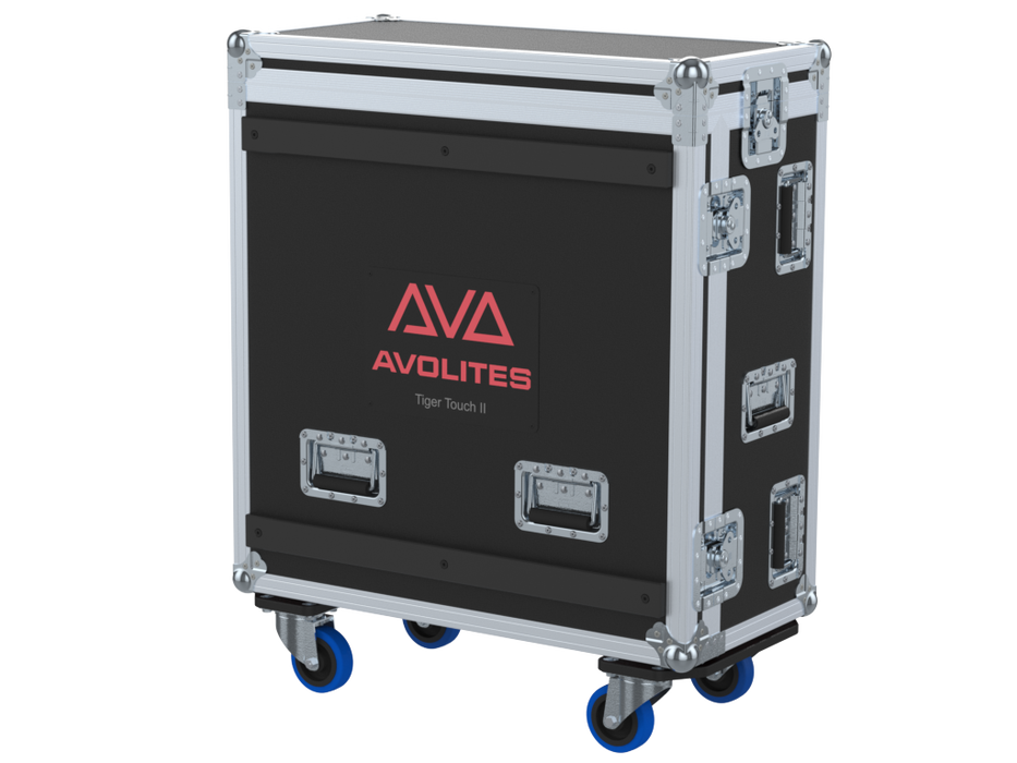 Santosom Lighting controller Flight case PRO-5, Avolites Tiger Touch II