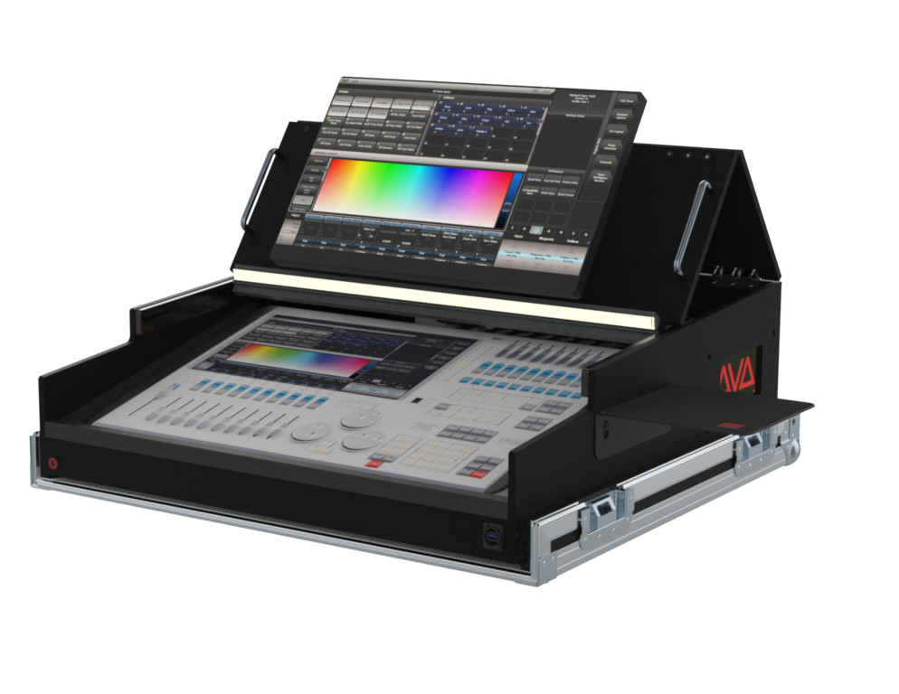 Santosom Lighting controller Flight case PRO-5, Avolites Tiger Touch II
