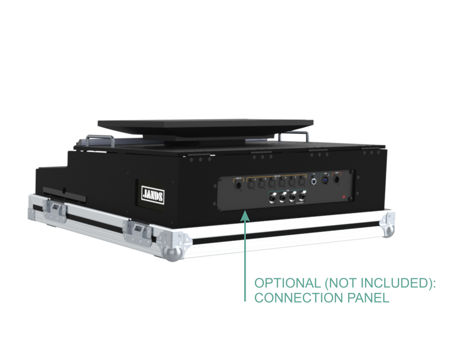Santosom Lighting controller Flight case PRO-5, Blackmagic ATEM 1 M/E Advanced Panel 20