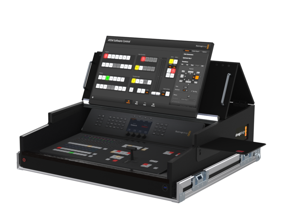 SANTOSOM Broadcast Flight case PRO-5, Blackmagic ATEM Television Studio