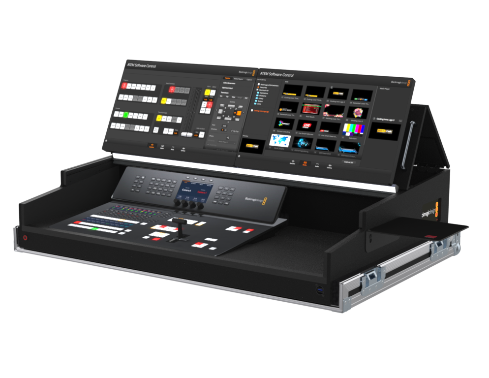 SANTOSOM Flight case PRO-5, Blackmagic ATEM Television Studio