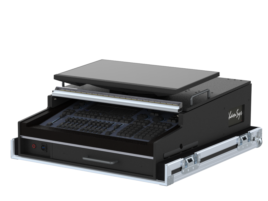 Santosom Lighting controller Flight case PRO-5, Chamsys MagicQ MQ70 Compact