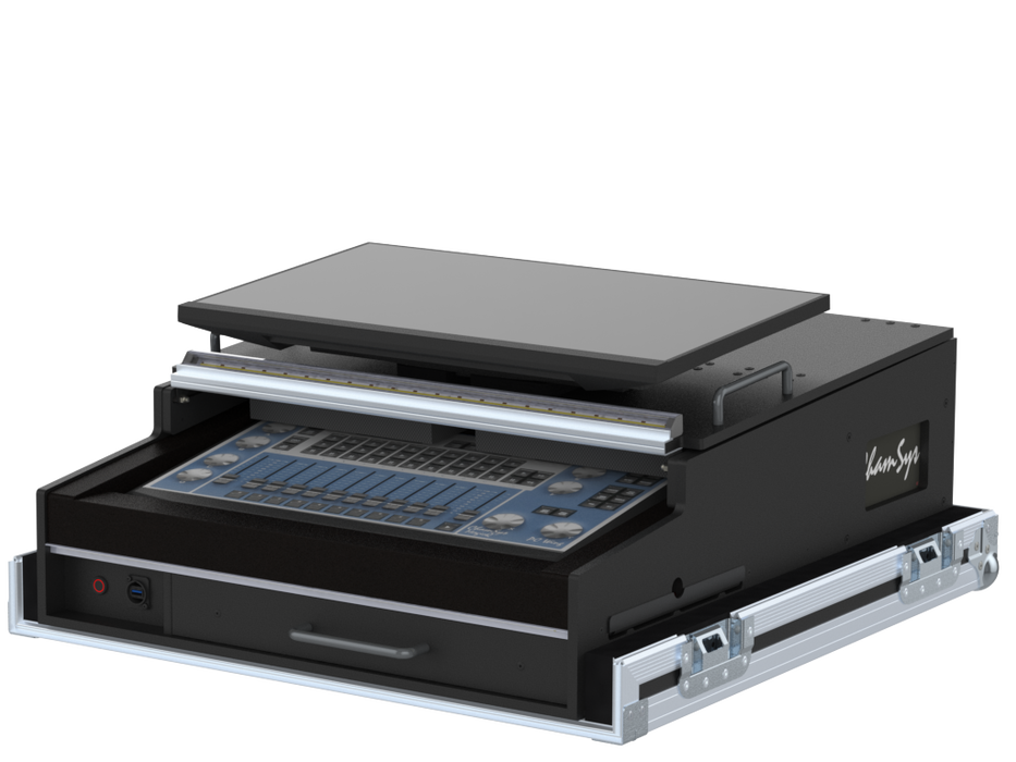 Santosom Lighting controller Flight case PRO-5, Chamsys MagicQ PC Wing Compact