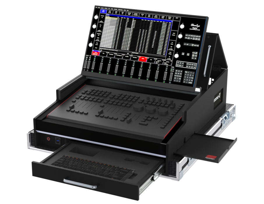 Santosom Lighting controller Flight case PRO-5, Chroma-Q VISTA EX