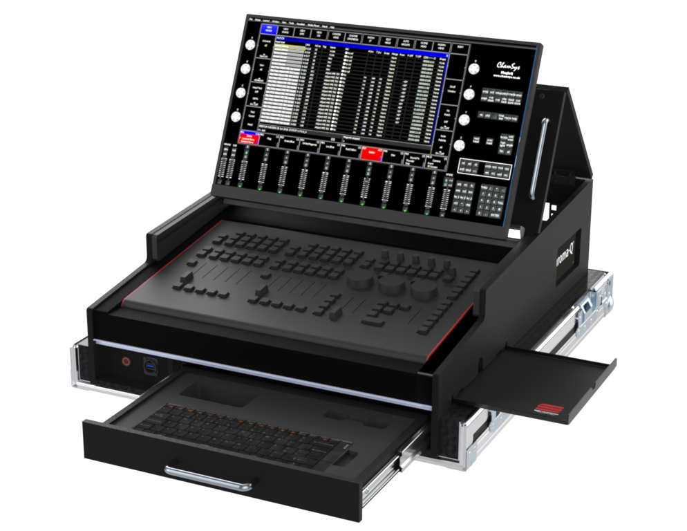 Santosom Lighting controller Flight case PRO-5, Chroma-Q VISTA EX