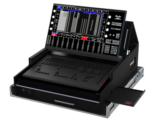 Santosom Lighting controller Flight case PRO-5, Chroma-Q VISTA EX