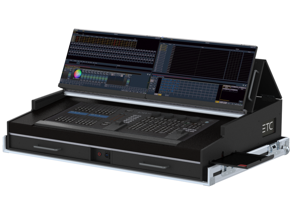 Santosom Lighting controller Flight case PRO-5, ETC Ion Xe 20