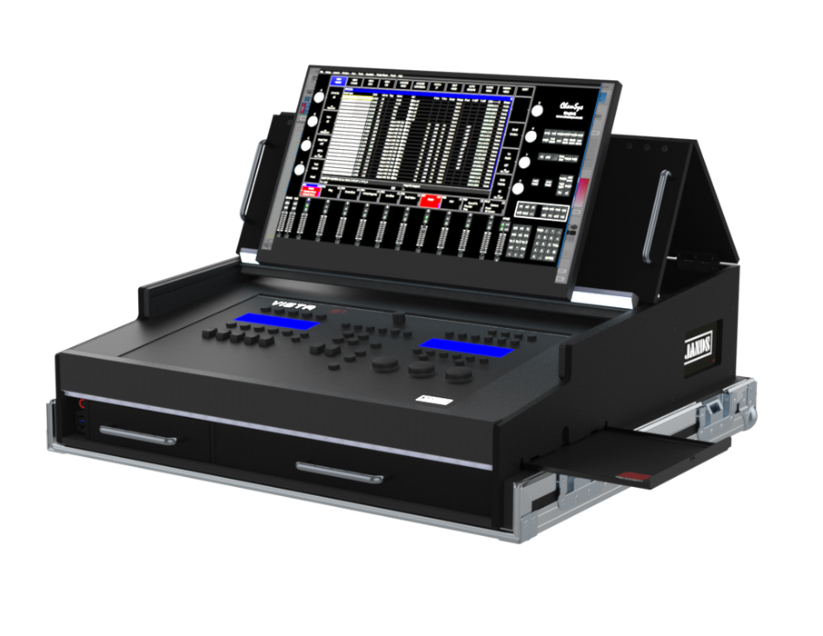 Santosom Lighting controller Flight case PRO, JANDS VISTA S1