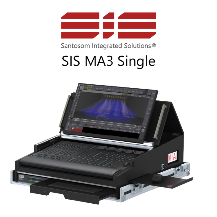 Santosom Integrated Solutions® (SIS) for MA3 Single, grandMA3 onPC Command Wing