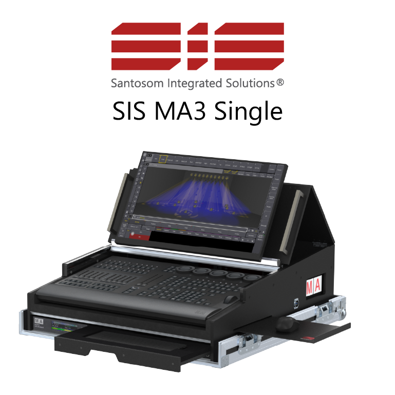 Santosom Integrated Solutions® (SIS) for MA3 Single, grandMA3 onPC Command Wing