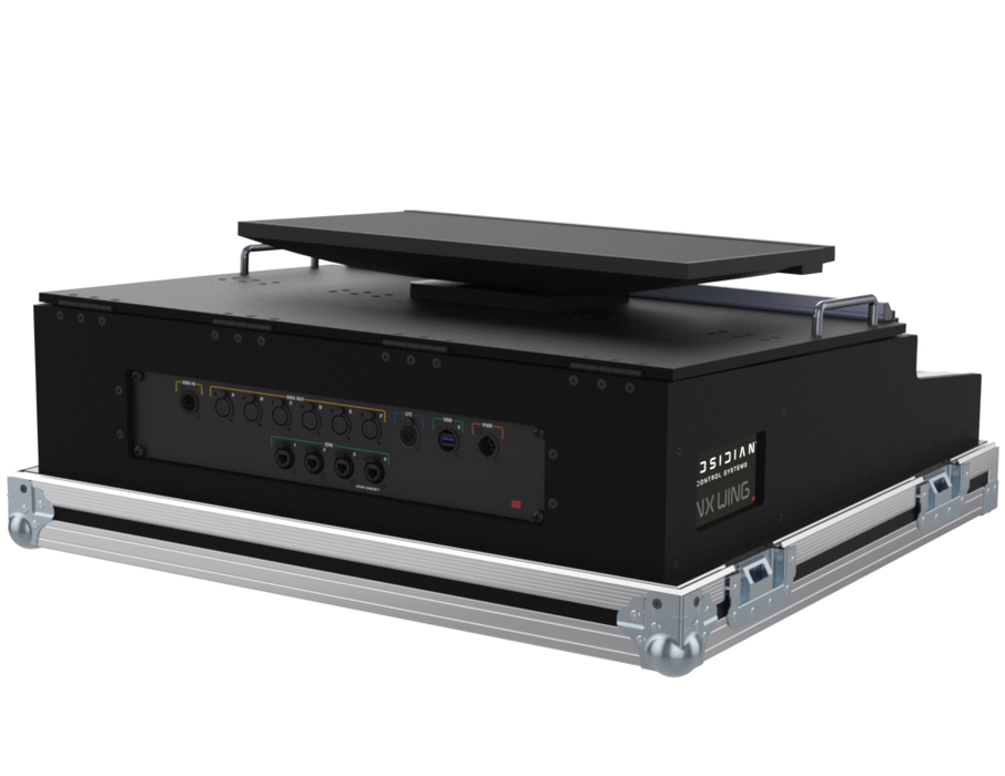Santosom Lighting controller Flight case PRO-5, Obsidian Control NX1
