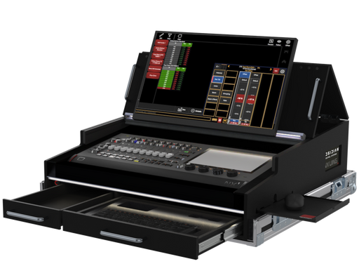 Santosom Lighting controller Flight case PRO-5, Obsidian Control NX1