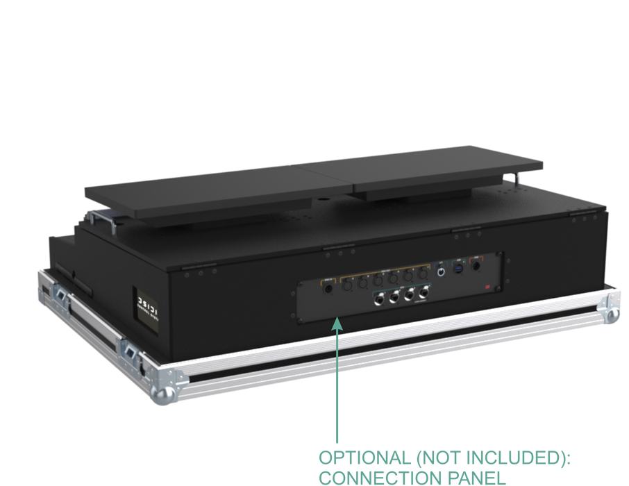 SANTOSOM Lighting controller Flight case PRO-5, Obsidian Control NX1+ NXK