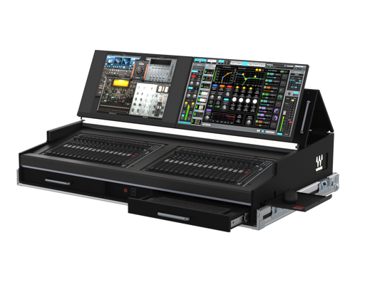 SANTOSOM CONTROLLER Flight case PRO-5, Waves eMotion LV1 (4x24")