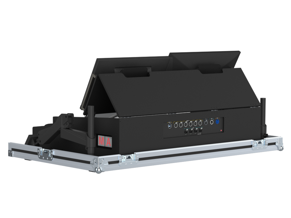 Santosom Integrated Solutions® (SIS) for MA3 Double, grandMA3 onPC Command Wing & FaderWing (w/ swivel arms)
