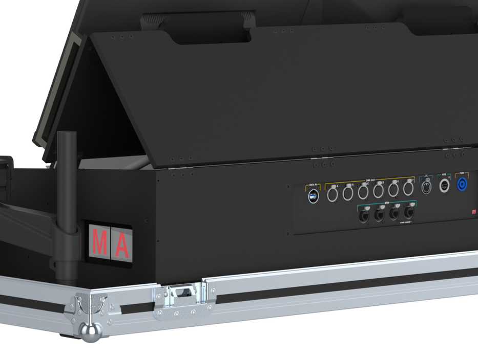 Santosom Integrated Solutions® (SIS) for MA3 Double, grandMA3 onPC Command Wing & FaderWing (w/ swivel arms)