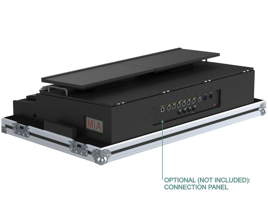 SANTOSOM Lighting controller Flight case PRO-5, MA3 OnPC CMD Wing/XT+Fader Wing (with 2 a