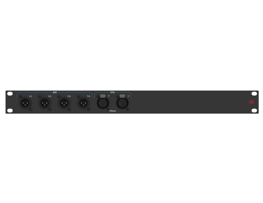 SANTOSOM Connection System Audio AMPCOM 1U (AES 1~8, ETH)