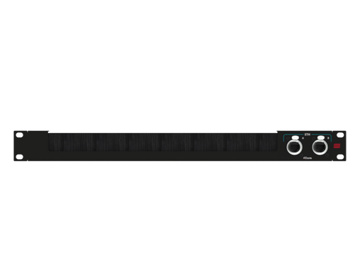 SANTOSOM Sistema de ligação áudio sem fios 1U, com escova (ETH/CTRL)