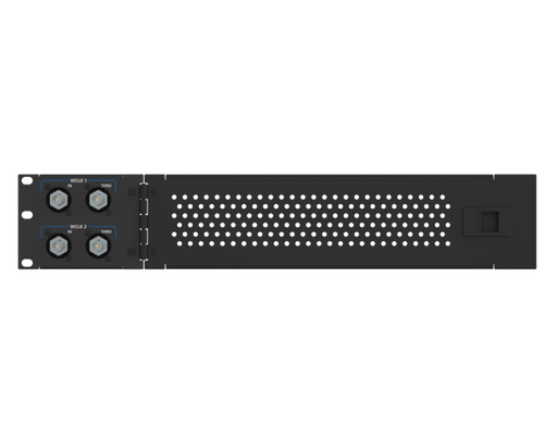 SANTOSOM HARDWARE 2U Connection System with door, (WCLK IN - THRU 1-4)