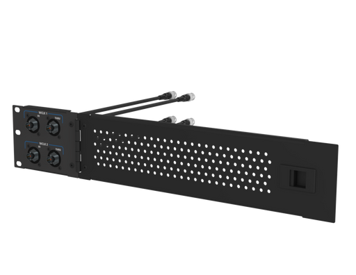 SANTOSOM HARDWARE 2U Connection System with door, (WCLK IN - THRU 1-4)
