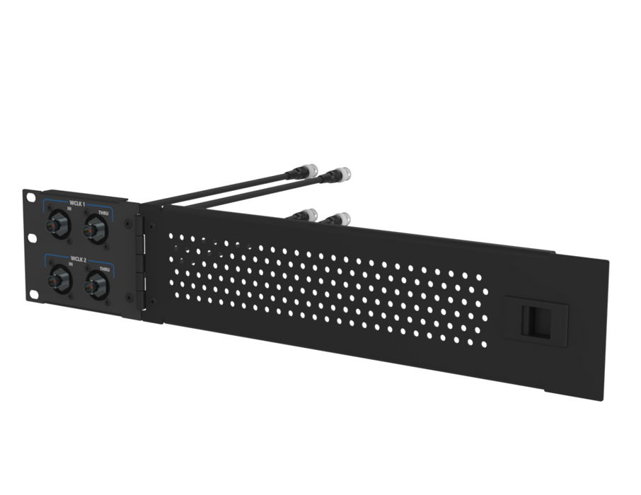 SANTOSOM HARDWARE 2U Connection System with door, (WCLK IN - THRU 1-4)