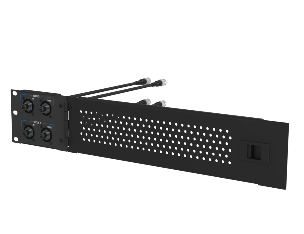 SANTOSOM HARDWARE 2U Connection System with door, (WCLK IN - THRU 1-4)