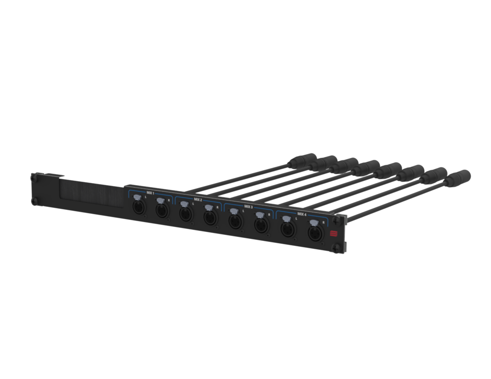 SANTOSOM Connection System Aud.Wireless 1U, w/ brush (MIX 1-4)