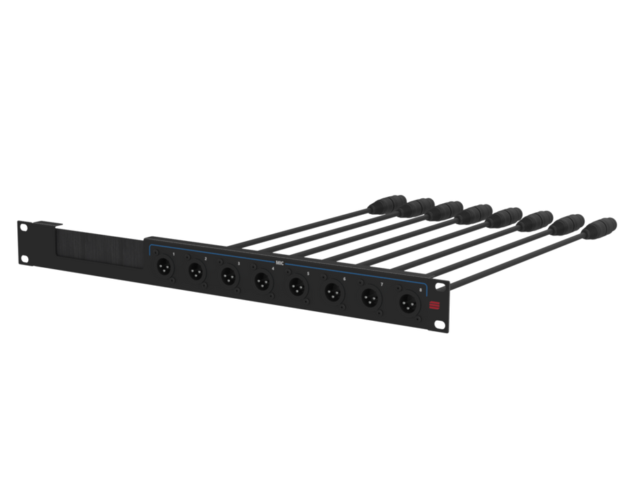 SANTOSOM Connection System Aud.Wireless 1U, w/ brush (MIC 1-8)