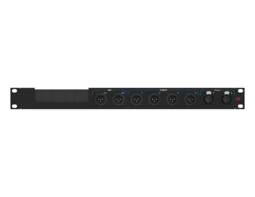 SANTOSOM Connection System Aud.Wireless 1U, w/ brush (AES,TLK, DANTE)