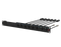 SANTOSOM Connection System Aud.Wireless 1U, w/ brush (AES,TLK, DANTE)