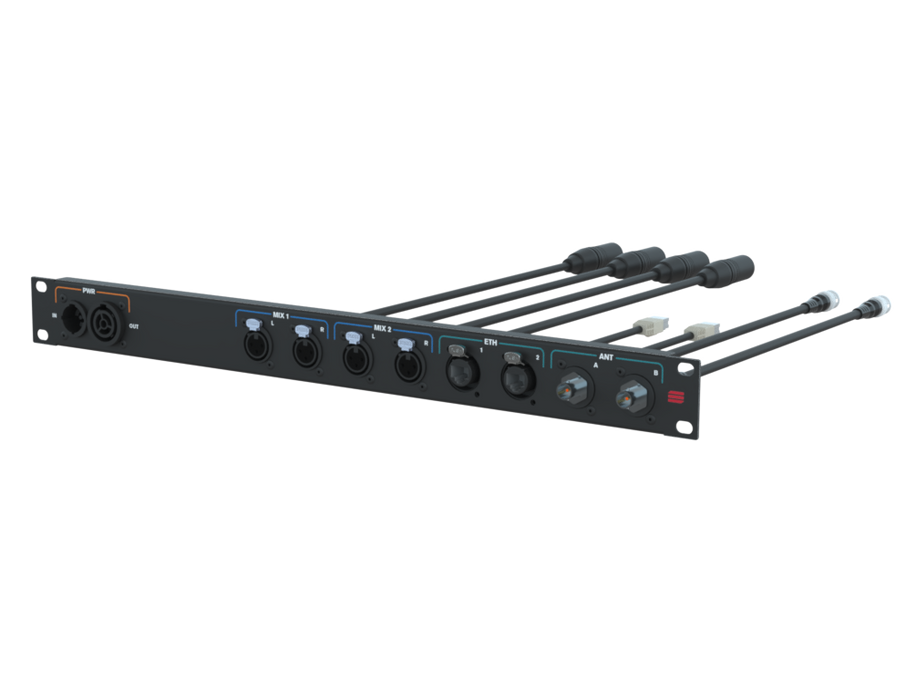 SANTOSOM Connection System Audio Wireless 1U (True1, Mix, RJ45, BNC)