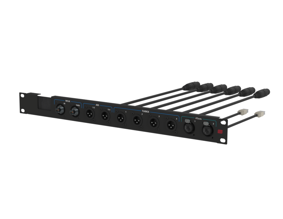SANTOSOM Connection System Aud.Wireless 1U, w/ brush AES, TLKBCK 1-4