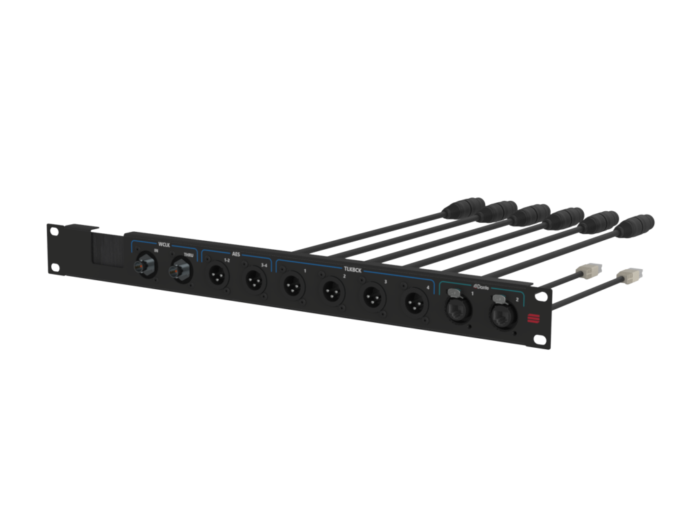 SANTOSOM Connection System Aud.Wireless 1U, w/ brush AES, TLKBCK 1-4
